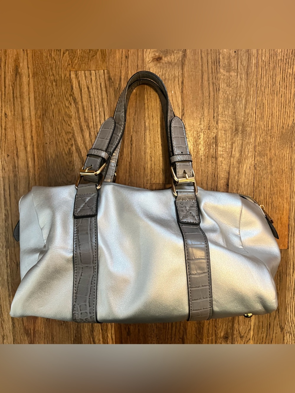 Silver Shoulder Bag